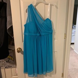 One Shoulder David’s Bridal Bridesmaid Dress - 22